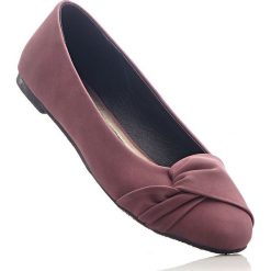 Baleriny bonprix bordowy. Czerwone balerinki damskie bonprix. Za 69.99 zł.