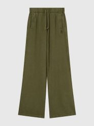 Champion Spodnie dresowe w kolorze khaki rozmiar: L. Brązowe spodnie dresowe damskie Champion, l, bez wzorów, z bawełny. Za 118.28 zł.