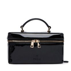 Torebka Furla. Czarne kuferki damskie Furla, bez dodatków. Za 1,039.00 zł.