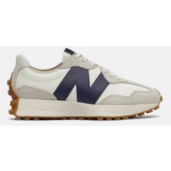 Buty do chodzenia damskie New Balance 327. Niebieskie obuwie sportowe damskie New Balance, z materiału, bez zapięcia, trekkingowe. Za 509.00 zł.