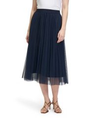 BETTY & CO Spódnica w kolorze granatowym rozmiar: 46. Niebieskie spódnice damskie Betty & Co, na co dzień, bez wzorów, midi. Za 86.95 zł.
