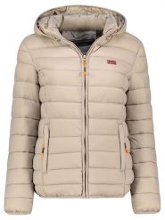 Geographical Norway Kurtka pikowana "Atikolor" w kolorze beżowym rozmiar: onesize. Brązowe kurtki damskie Geographical Norway, bez wzorów, bez kaptura. Za 149.31 zł.