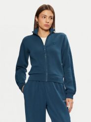 Guess Bluza V2YQ17 K7UW2 Niebieski Regular Fit. Niebieskie bluzy damskie Guess, m, z aplikacjami, z wiskozy, bez kaptura. Za 219.99 zł.