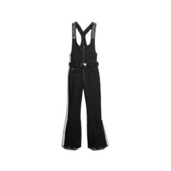 Damski kombinezon narciarski Superdry Luxe. Czarne kombinezony damskie Superdry, xs, z aplikacjami, z materiału, eleganckie, bez kołnierzyka, bez ramiączek. Za 902.95 zł.