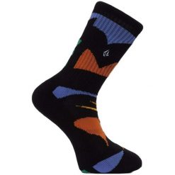 Skarpety Volcom Arthur Longo czarne. Czarne skarpetki damskie Volcom, bez wzorów. Za 109.98 zł.