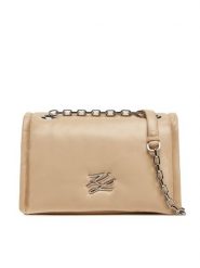 KARL LAGERFELD Torebka A1W30173 Beżowy. Brązowe listonoszki damskie KARL LAGERFELD, bez wzorów, ze skóry, bez dodatków. Za 759.99 zł.