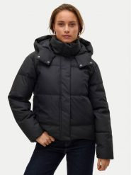 Vero Moda Kurtka zimowa Greta Kylie 10311315 Czarny Regular Fit. Czarne kurtki damskie Vero Moda, na zimę, s, bez wzorów, ze skóry, bez kaptura. Za 289.99 zł.