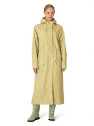 Ilse Jacobsen Płaszcz przeciwdeszczowy w kolorze oliwkowym rozmiar: 40. Brązowe płaszcze damskie Ilse Jacobsen, bez wzorów, bez kaptura. Za 260.99 zł.
