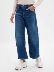 MAC Jeansy Barrel Fit - Dakota Kobiety Bawełna niebieski jednolity, 36. Niebieskie jeansy damskie MAC. Za 699.95 zł.