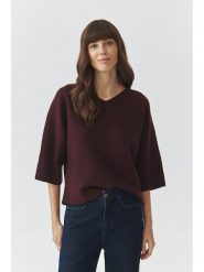 TATUUM Sweter "Rafia" w kolorze fioletowym rozmiar: S. Różowe swetry klasyczne damskie TATUUM, s, bez kołnierzyka. Za 122.38 zł.