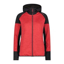 Bluza damska turystyczna CMP 34G2276. Czerwone bluzy damskie CMP, l, bez wzorów, z tkaniny, bez kaptura. Za 312.50 zł.