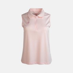 Koszulka techniczna ACAY W V3: wygoda, oddychalność i szybkie schnięcie. Czerwone bluzki damskie Izas, m, bez wzorów, bez kołnierzyka, bez ramiączek. W wyprzedaży za 160.83 zł.