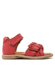 Froddo Sandały Carlina G2150193-1 M Czerwony. Czerwone sandały dziewczęce Froddo, ze skóry, bez obcasa, bez zapięcia. Za 299.99 zł.