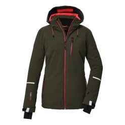 Kurtka damska Killtec KSW 81 WMN SKI JCKT. Zielone kurtki damskie Killtec, na zimę, m, bez wzorów, bez kaptura. Za 849.99 zł.