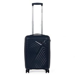 Walizka na kółkach twarda Sapphire ST-3030P granatowa - mała S. Niebieskie walizki SAPPHIRE, bez wzorów, z gumy, małe. W wyprzedaży za 98.00 zł.