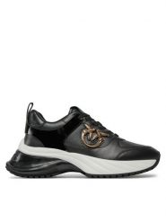 Pinko Sneakersy Ariel 02 SS0027 P025 Czarny. Czarne obuwie sportowe damskie Pinko, ze skóry, bez zapięcia. Za 1,005.06 zł.