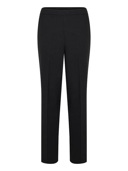 Kaffe Spodnie "Sakura" w kolorze czarnym rozmiar: 44. Czarne spodnie materiałowe damskie Kaffe, bez wzorów, z materiału. Za 148.26 zł.