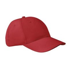 Czapka Z Daszkiem Apollo 6 Panel. Czerwone czapki z daszkiem damskie SOL'S, bez wzorów. Za 23.99 zł.