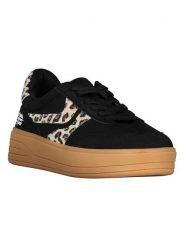 Geographical Norway Sneakersy "Oleopar" w kolorze czarno-beżowo-jasnobrązowym rozmiar: 37. Czarne obuwie sportowe damskie Geographical Norway, bez zapięcia. Za 86.99 zł.