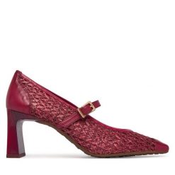 Czółenka Hispanitas. Czerwone czółenka damskie Hispanitas, bez wzorów, bez obcasa. Za 609.99 zł.