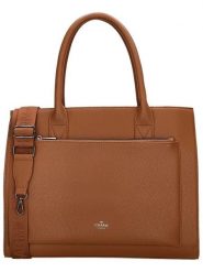 Charm Torebka w kolorze jasnobrązowym - 40 x 32 x 13 cm rozmiar: onesize. Brązowe torby na laptopa Charm, bez wzorów, z materiału. Za 196.24 zł.