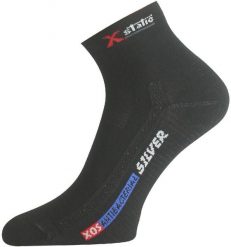 Skarpety XOS. Czarne skarpetki damskie LASTING, bez wzorów, z elastanu. Za 45.00 zł.