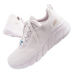 Buty sportowe sneakersy damskie Skechers Bobs B Flex. Fioletowe obuwie sportowe casual damskie Skechers, trekkingowe. Za 219.99 zł.