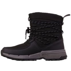 Buty Kappa Numar W 243239 1171 czarne. Czarne śniegowce damskie z gumy. Za 280.78 zł.