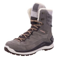 Buty trekkingowe damskie Lowa Calceta Evo Gtx. Szare obuwie trekkingowe damskie Lowa, z gore-texu, za kostkę, bez zapięcia. Za 1,076.00 zł.