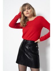 Perfect Cashmere Kaszmirowy sweter "Oprah" w kolorze czerwonym rozmiar: XXL. Czerwone swetry klasyczne damskie Perfect Cashmere, xxl, z kaszmiru, bez kołnierzyka. Za 347.99 zł.