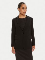 Boss Marynarka Jocaluah 50490053 Czarny Regular Fit. Czarne marynarki i żakiety damskie Boss, bez wzorów, z syntetyku. Za 1,279.00 zł.