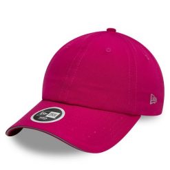 Czapka z daszkiem New Era. Czerwone czapki z daszkiem damskie New Era, bez wzorów. Za 99.99 zł.