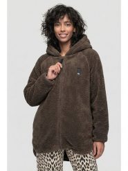 Alife and kickin Kurtka pluszowa "Dominique" w kolorze ciemnobrązowym rozmiar: XXL. Brązowe kurtki damskie Alife and Kickin, xxl, bez wzorów, bez kaptura. Za 130.99 zł.