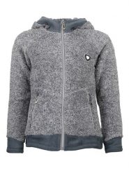 Peak Mountain Kurtka polarowa "Almi" w kolorze szarym rozmiar: XL. Szare kurtki damskie Peak Mountain, xl, bez wzorów, z polaru, bez kaptura. Za 140.86 zł.