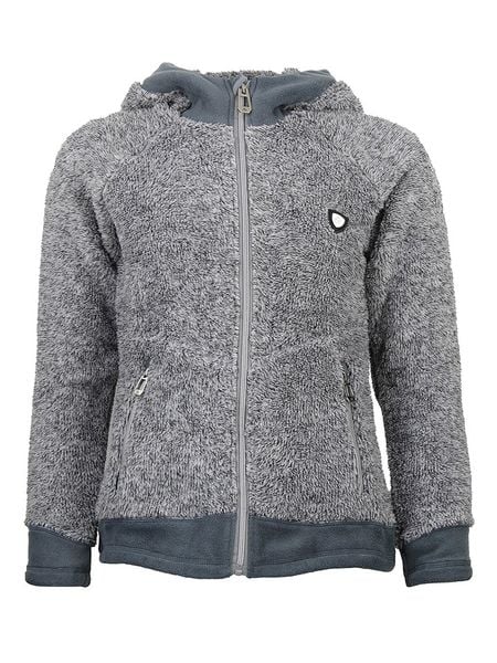 Peak Mountain Kurtka polarowa "Almi" w kolorze szarym rozmiar: S. Szare kurtki damskie Peak Mountain, s, bez wzorów, z polaru, bez kaptura. Za 140.86 zł.