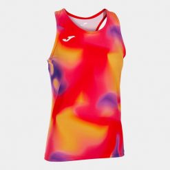 Tank top do biegania damski Joma R-Trail Nature. Zielone koszulki sportowe damskie Joma, l, bez wzorów, bez ramiączek, do biegania. Za 99.99 zł.