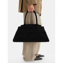 Torebka GINO ROSSI. Czarne kuferki damskie Gino Rossi, bez wzorów, bez dodatków. Za 499.99 zł.