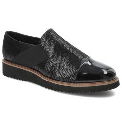 Czarne Półbuty Lamelia Eleganckie Obuwie Damskie. Czarne półbuty damskie LAMELIA, na wiosnę, bez wzorów, ze skóry, bez obcasa, na obcasie, bez zapięcia. Za 209.00 zł.