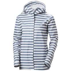 Kurtka przeciwdeszczowa damska Helly Hansen Moss. Niebieskie kurtki damskie Helly Hansen, bez wzorów, bez kaptura. Za 376.00 zł.