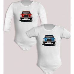Mercedes-Benz — body. Body niemowlęce nikiniki, bez wzorów, z bawełny, bez kołnierzyka, bez ramiączek. W wyprzedaży za 50.15 zł.