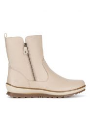 Remonte Botki R8482-60 Beżowy. Brązowe botki damskie Remonte, ze skóry, bez obcasa, na płaskiej podeszwie, bez zapięcia. Za 335.99 zł.