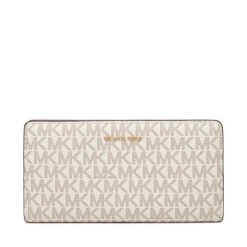 Portfel MICHAEL Michael Kors. Brązowe portfele damskie MICHAEL Michael Kors, bez wzorów. Za 599.99 zł.