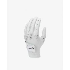 Rękawiczki damskie Nike tour classic 3. Białe rękawiczki damskie Nike, bez wzorów, ze skóry. Za 144.00 zł.