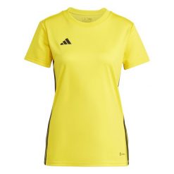 Koszulka damska adidas Tabela 23 Jersey. Czarne koszulki damskie Adidas, m, bez wzorów, z jersey, bez kołnierzyka, bez ramiączek. Za 65.00 zł.