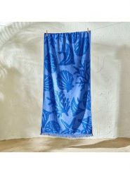 BELLA MAISON Chusta plażowa "Wendy" w kolorze niebieskim - 150 x 75 cm rozmiar: onesize. Niebieskie chusty damskie BELLA MAISON, bez wzorów, z bawełny. Za 60.95 zł.