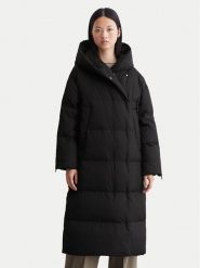 Marc O'Polo Płaszcz zimowy 409 0874 71333 Czarny Regular Fit. Czarne kurtki damskie Marc O'Polo, na zimę, bez wzorów, z syntetyku, bez kaptura. Za 969.99 zł.