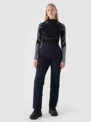 4F Spodnie narciarskie w kolorze czarnym rozmiar: M. Czarne spodnie dresowe damskie 4F, m, bez wzorów, narciarskie, Primaloft. Za 524.62 zł.