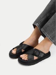 G-Star Raw Klapki CEO-WI16-MARS-02 Czarny. Czarne klapki damskie G-Star, bez wzorów, ze skóry, bez obcasa, bez zapięcia. Za 133.99 zł.