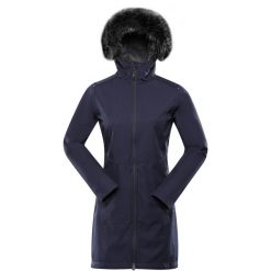 ALPINE PRO Damska kurtka softshell Ibora, niebieska, S. Niebieskie kurtki sportowe damskie Alpine Pro, s, bez wzorów, z softshellu, bez kaptura. Za 369.99 zł.