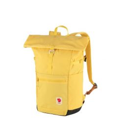 Plecak miejski Fjallraven High Coast Foldsack 24 - mellow yellow. Żółte plecaki Fjällräven, bez wzorów. Za 499.00 zł.